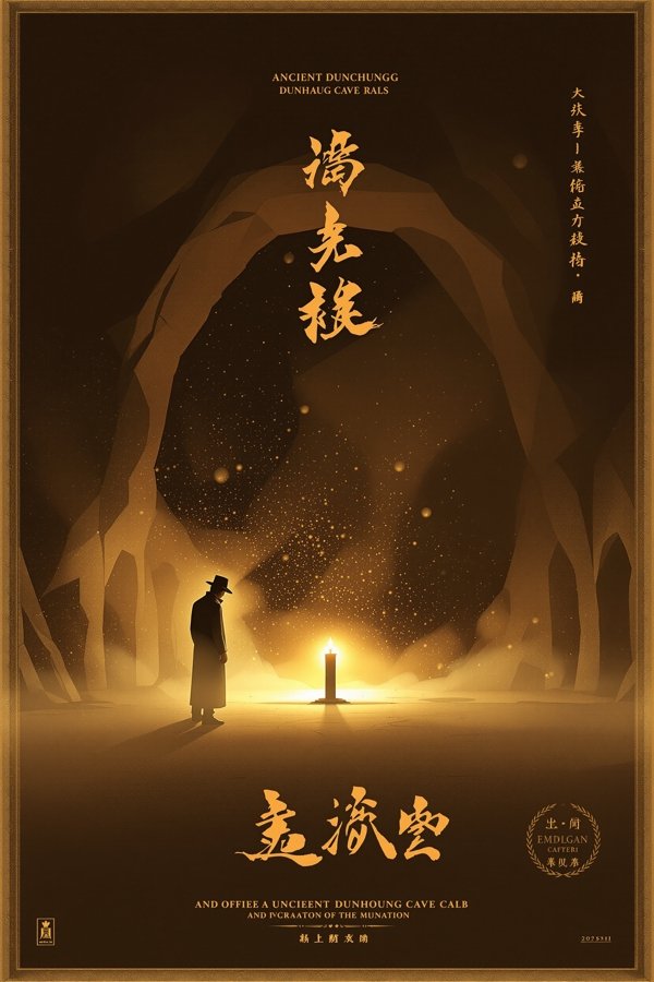 敦煌壁画案海报